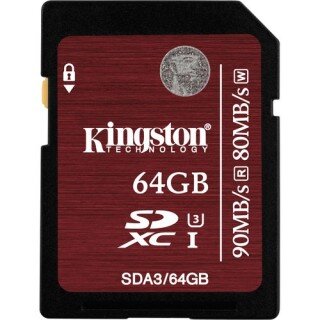 Kingston SDXC 64 GB (SDA3/64GB) SD kullananlar yorumlar